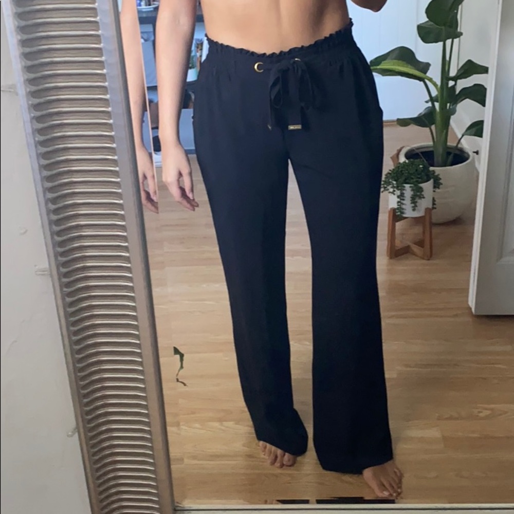 Michael Kors wide leg trouser pants